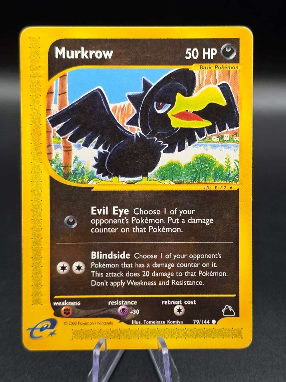 POKEMON E SERIES SKYRIDGE MURKROW 79/144 Common Non-Holo MP